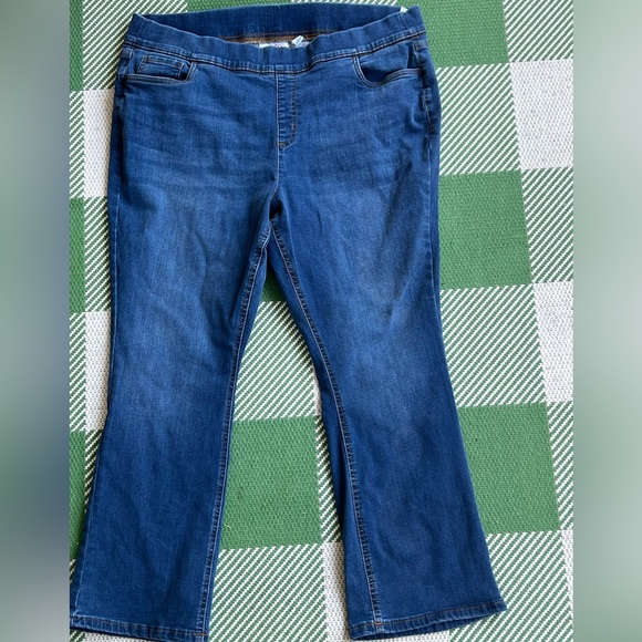 Denim &Co size 22wp jegging wide elastic waistband 5 pockets. - Picture 1 of 9